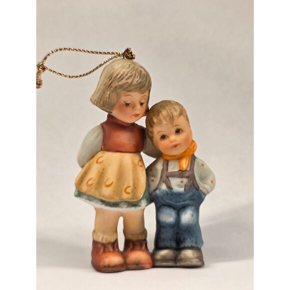 Goebel hummel Other - Goebel Hummel 1997 Christmas Ornament Girl with Younger Boy Berta Hummel 3"